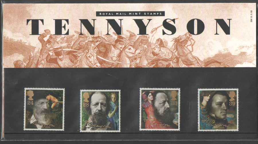 (image for) 1992 Lord Tennyson Royal Mail Presentation Pack 226 - Click Image to Close
